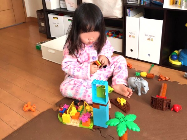 3歳のおうち遊び ブロック パズル 塗り絵 工作で集中力アップ Yuki Co Yuki ユキコユキ